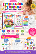 🌈 EBOOK ESTIMULACIÓN TEMPRANA 📚

+500 ACTIVIDADES EDUCATIVAS + 3 BONOS GRATIS 🎁